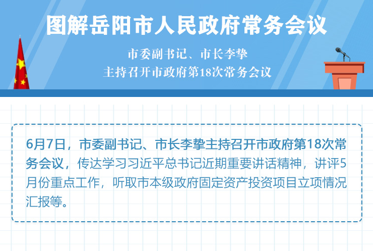 圖解：岳陽市人民政府第18次常務會議